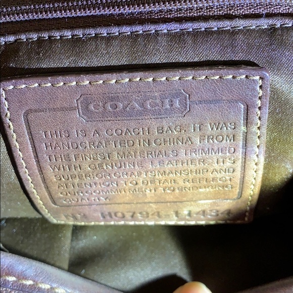 Vintage Coach braided “Bleeker” bag #H0794-11434 - Picture 9 of 16